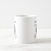 Mug Anglais Springer Spaniel (noir) Histoire Design (Centre)