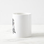 Mug Anglais Springer Spaniel Puppy - noir et blanc (Centre)