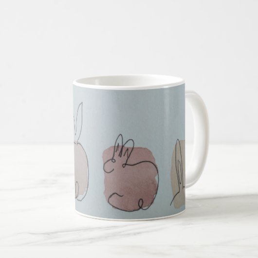 Mug Angle de vue de lapin (Devant droit)