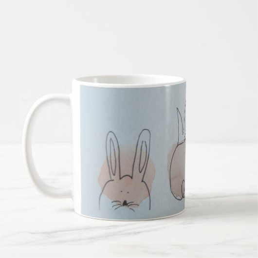 Mug Angle de vue de lapin  (Gauche)
