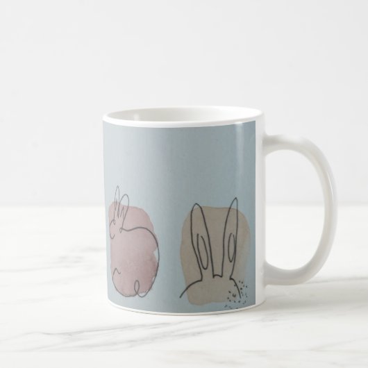 Mug Angle de vue de lapin  (Droite)