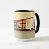 Mug Angle Roof Mid Century Maison moderne - SET (Devant droit)