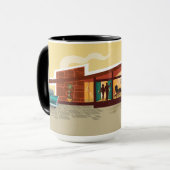 Mug Angle Roof Mid Century Maison moderne - SET (Devant gauche)