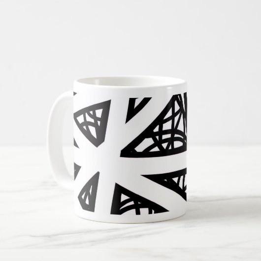 Mug Angles In Black and White (Devant gauche)