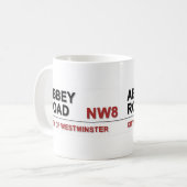 Mug Angleterre d'Abbey Road (Devant gauche)