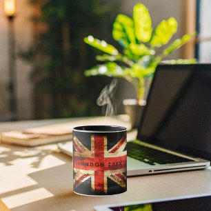 Mug Angleterre drapeau Londres vacances de voyage 4 no