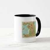 Mug Angleterre et Pays de Galles, section nord (Devant droit)