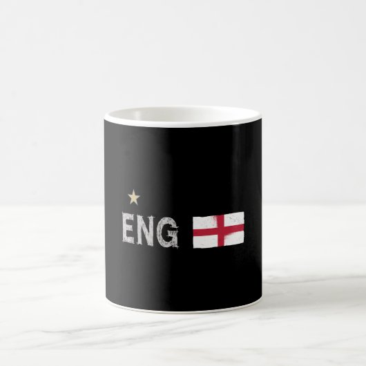 Mug Angleterre Fan Shirt Anglais Drapeau (Centre)