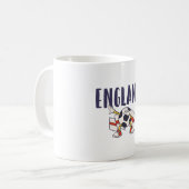 Mug Angleterre Fan Shirt Anglais Drapeau (Devant gauche)