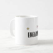 Mug Angleterre Fan Shirt Anglais Drapeau (Devant gauche)