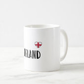 Mug Angleterre Fan Shirt Anglais Drapeau (Devant droit)