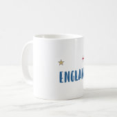 Mug Angleterre Fan Shirt Anglais Drapeau (Devant gauche)