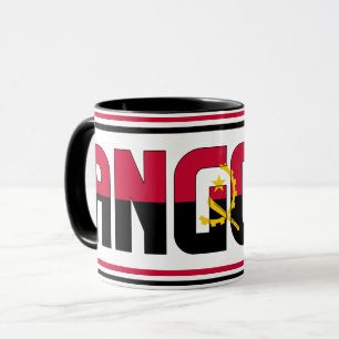 Mug Angola Drapeau National Café Patriotique