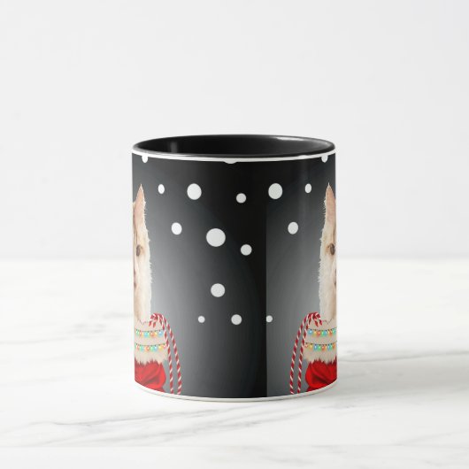 Mug Angora Cat Holiday (Centre)