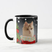 Mug Angora Cat Holiday (Gauche)