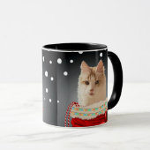 Mug Angora Cat Holiday (Devant droit)
