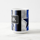 Mug Angry Alien Blue [ SKULLien ] by J.H.T. (Centre)