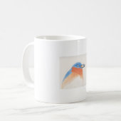 Mug angry bluebird with blueberry (Devant gauche)