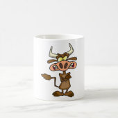 Mug Angry Cartoon Bull Funny Grumpy (Centre)