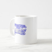 Mug Angry cat meme for cat owners and kitty lovers (Devant gauche)