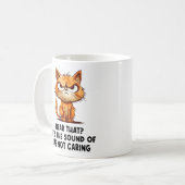Mug Angry Stress Chat Funny Stress Meme pour Amoureux  (Devant gauche)