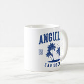 Mug Anguilla Caribbean Palm Tree 1980 (Devant droit)