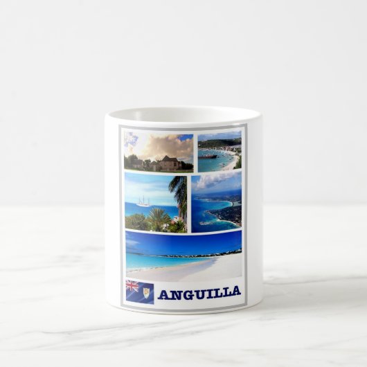 Mug Anguilla - Mosaïque - (Centre)