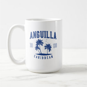 Mug Anguilla Palmier des Caraïbes 1980