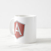 Mug AngularJS Shield Logo (Devant gauche)