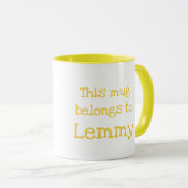 Mug Animal ABC L is for llama (Devant droit)