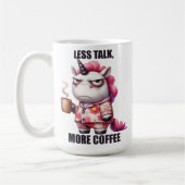 Mug Animal amusant/Café/Unicorne (Gauche)