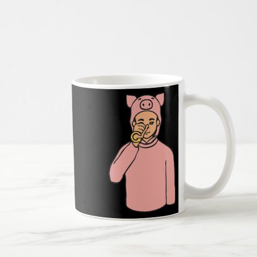 Mug Animal Asl Gesture main Sourds Acteurs de perte d' (Droite)