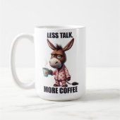 Mug Animal/Café/âne amusant (Gauche)