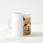 Mug Animal d'alpaga adorable et duveteux (Devant gauche)