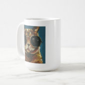 Mug Animal Dapper | Kitty dans les lunettes de soleil (Devant gauche)