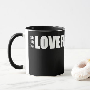Mug animal de compagnie chats chien amoureux