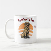 Mug Animal de compagnie drôle de professeur Retriever (Gauche)