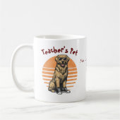 Mug Animal de compagnie drôle du professeur Orange/ Re (Gauche)
