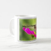 Mug Animal de faune d'oiseau de colibri floral (Devant gauche)