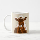 Mug Animal de ferme à la vache Brown (Gauche)