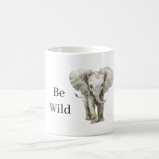 Mug Animal de safari éléphant (Centre)