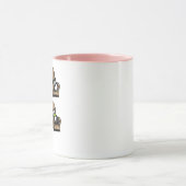 Mug Animal drôle de lecture de livre d'ours panda (Centre)