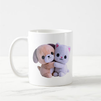 Mug Animal en peluche Kawaii câlin pastel