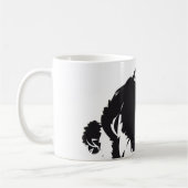 Mug Animal familier blanc noir de chien de Shih Tzu (Gauche)