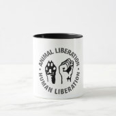 Mug Animal + Libération humaine (Centre)