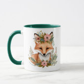 Mug animal mignon amateur de renards (Gauche)
