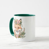 Mug animal mignon amateur de renards (Devant gauche)