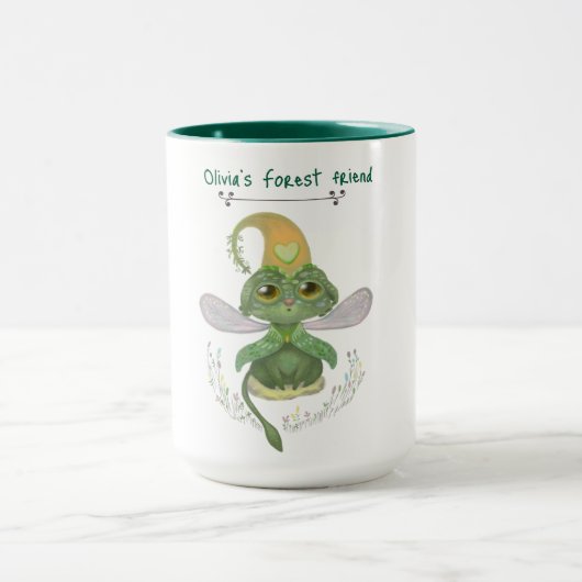 Mug animal mignon de forêt customisé enfant (Centre)