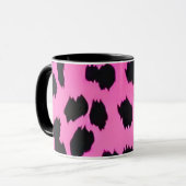 Mug Animal Print Pink Leopard (Devant gauche)