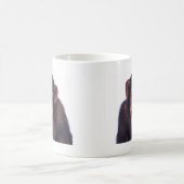 Mug animal sauvage de singe de chimpanzé effronté de (Centre)